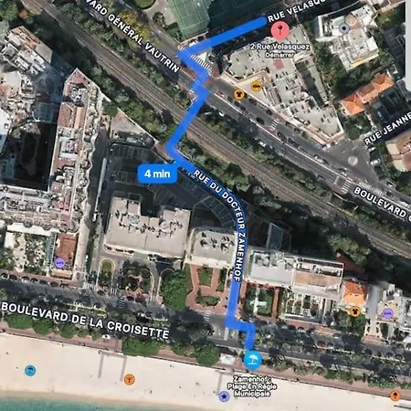 Apartmán Dernier Etage - 2 Pieces - Vue - Proche Martinez *